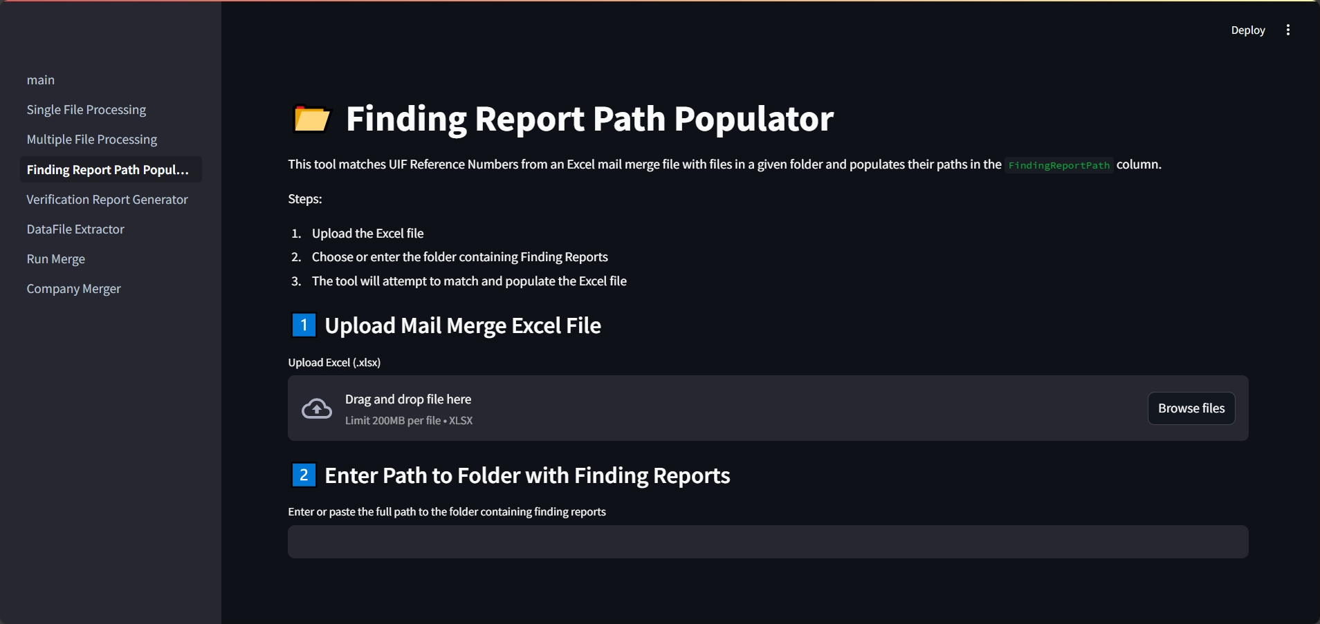 WP2 Path Finding Tool